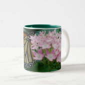 2 Couleurs Tasse de papillon de monarque (Devant droit)