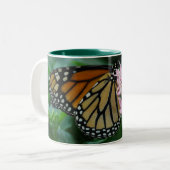 2 Couleurs Tasse de papillon de monarque (Devant gauche)
