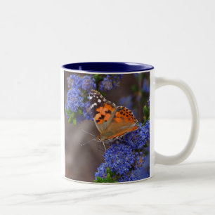 2 Couleurs Tasse de papillon de monarque