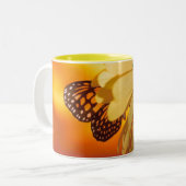 2 Couleurs Tasse de papillon de monarque (Devant gauche)