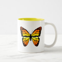 Tasse de papillon de monarque