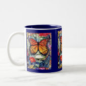 2 Couleurs Tasse de papillon de monarque de PMACarlson (Gauche)