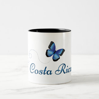 2 Couleurs Tasse de papillon du Costa Rica Morpho
