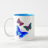 2 Couleurs Tasse de papillons (Gauche)