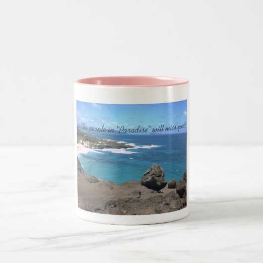 2 Couleurs Tasse de paradis (Centre)