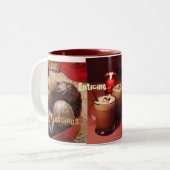 2 Couleurs Tasse de paradis de chocolat (Devant gauche)