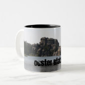 2 Couleurs Tasse de parc d'état de Custer (Devant gauche)