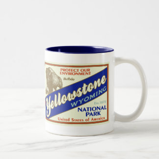 2 Couleurs Tasse de parc national de Yellowstone