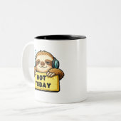 2 Couleurs Tasse de paresseux (Devant gauche)