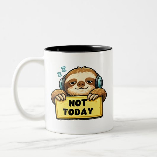 2 Couleurs Tasse de paresseux (Gauche)