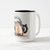 2 Couleurs Tasse de paresseux (Devant droit)