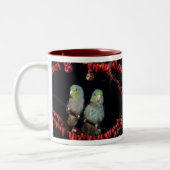 2 Couleurs Tasse de Parrotlets (Gauche)