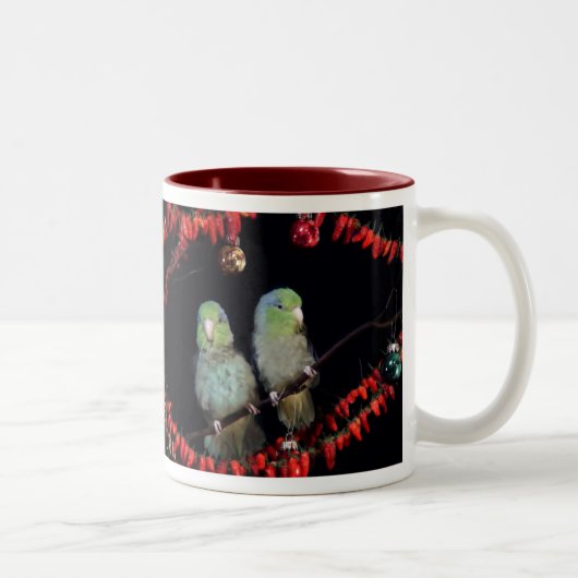 2 Couleurs Tasse de Parrotlets (Droit)