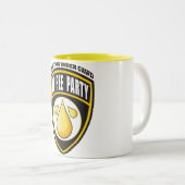 2 Couleurs Tasse de partie de pipi (Devant droit)