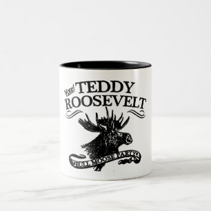 2 Couleurs tasse de partie d'orignaux de taureau