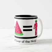 2 Couleurs Tasse de pastèque de Ninja (Devant droit)