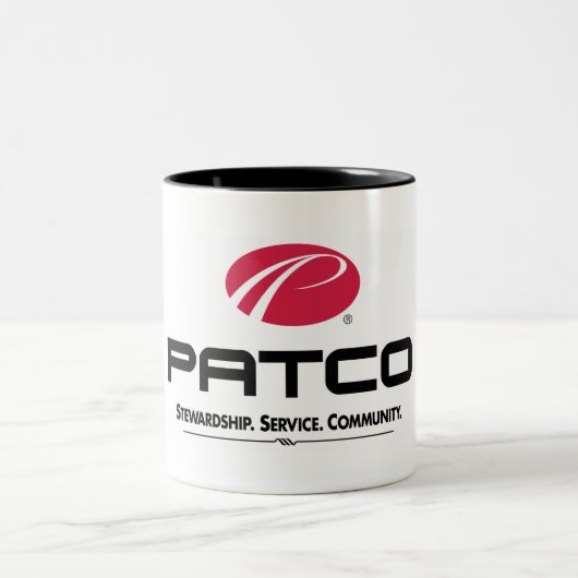 2 Couleurs Tasse de PATCO (Centre)
