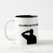 Tasse de patriote de grammaire