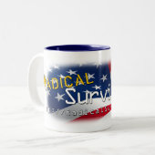 2 Couleurs Tasse de patriote de RS (Devant gauche)