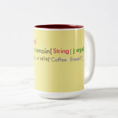 2 Couleurs Tasse de pause - Cadeaux pour les programmeurs (Devant droit)