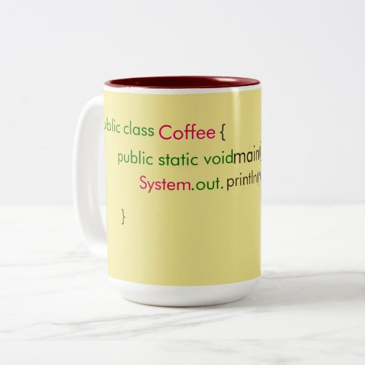 2 Couleurs Tasse de pause - Cadeaux pour les programmeurs (Devant gauche)