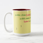 2 Couleurs Tasse de pause - Cadeaux pour les programmeurs (Gauche)