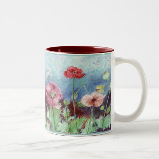 2 Couleurs Tasse de pavot (Droit)