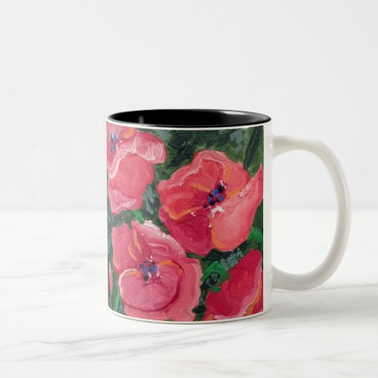 2 Couleurs Tasse de pavots (Droit)