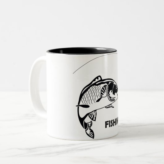 2 Couleurs Tasse de pêche de carpe (Devant gauche)