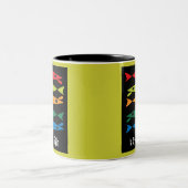 2 Couleurs Tasse de pêche de kayak (Centre)