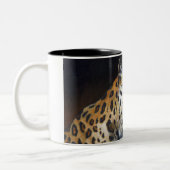 2 Couleurs Tasse de peinture de léopard d'Amur (Gauche)