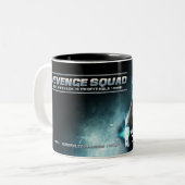 2 Couleurs Tasse de peloton de vengeance (Devant gauche)