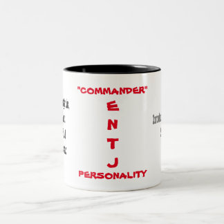 2 Couleurs Tasse de personnalité d'ENTJ