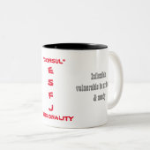 2 Couleurs Tasse de personnalité d'ESFJ (Devant droit)