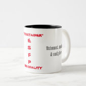 2 Couleurs Tasse de personnalité d'ESFP (Devant droit)