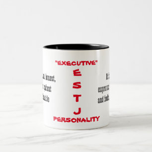 2 Couleurs Tasse de personnalité d'ESTJ
