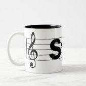 2 Couleurs Tasse de personnel (Gauche)