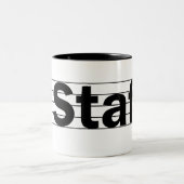 2 Couleurs Tasse de personnel (Centre)