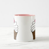 2 Couleurs Tasse de petit gâteau (Centre)