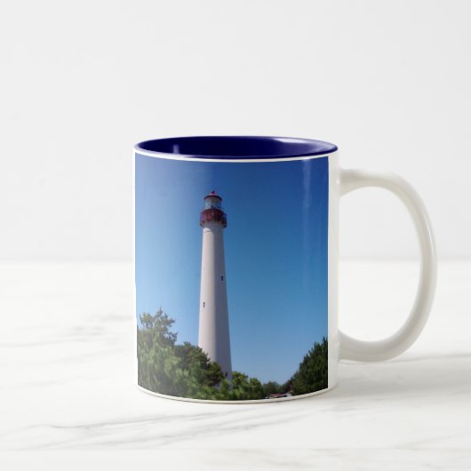 2 Couleurs Tasse de phare de Cape May (Droit)