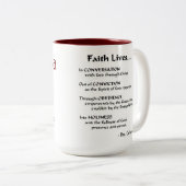 2 Couleurs Tasse de Phi-Thêta (Devant droit)