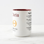 2 Couleurs Tasse de Phi-Thêta (Centre)