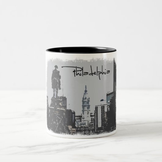 2 Couleurs Tasse de Philadelphie (Centre)