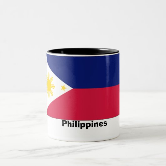 2 Couleurs Tasse de Philippines (Centre)