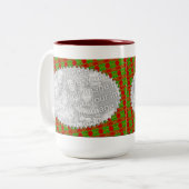 2 Couleurs Tasse de photo de Noël (Devant gauche)