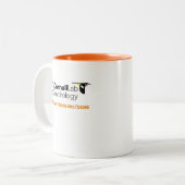 2 Couleurs Tasse de photo d'Ezra (Devant gauche)