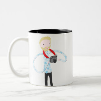 2 Couleurs Tasse de photographe par l'épuisement d'Alex