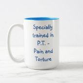 2 Couleurs Tasse de physiothérapeute (Gauche)