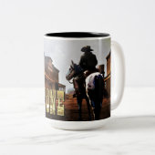 2 Couleurs Tasse de pierre tombale (Devant droit)