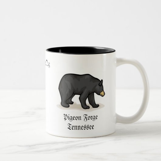2 Couleurs Tasse de Pigeon Forge Tennessee (Droit)